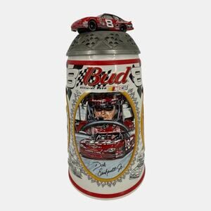Budweiser Dale Earnhardt Jr #8 NASCAR Beer Stein Pewter Lid 2002